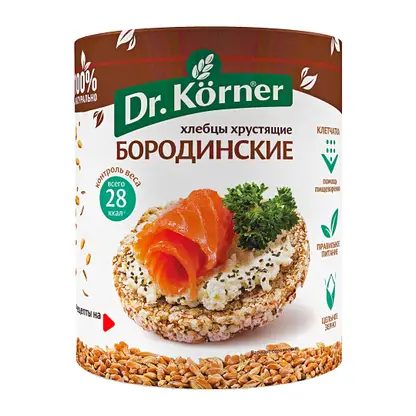 Хлебцы Бородинские Dr.Korner 100г
