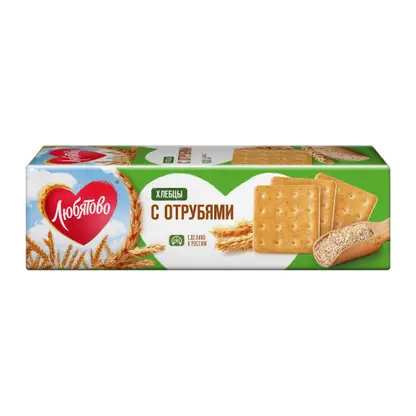 Хлебцы с отрубями Любятово 185г
