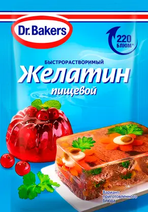 Желатин Dr. Bakers пищевой 10г