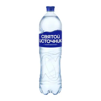 Вода Святой Источник питьевая газированная 1.5л