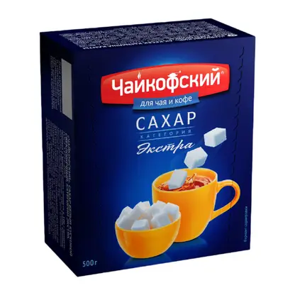 Сахар Чайкофский белый кусковой 500г