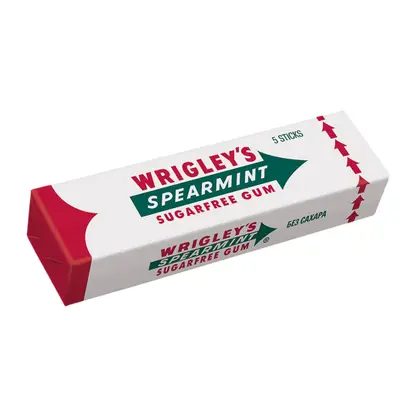 Жевательная резинка со вкусом мяты без сахара Wrigley's Spearmint 13г