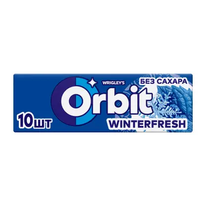 Жевательная резинка Orbit Winterfresh без сахара 13.6г