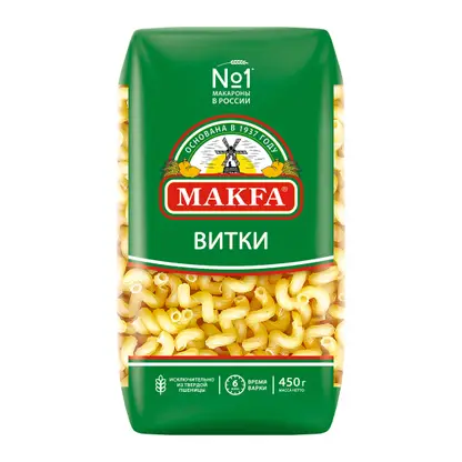 Макароны Makfa Виток 450г