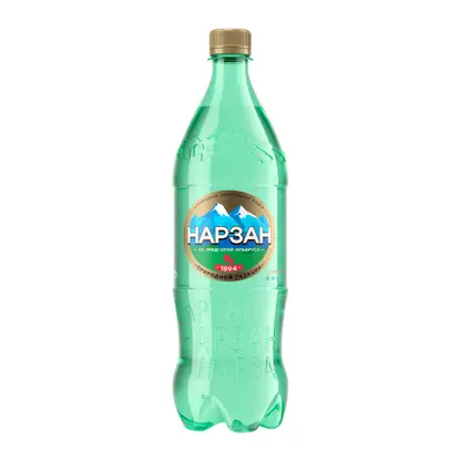 Вода Нарзан минеральная природной газации 1л