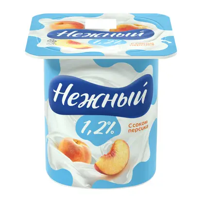 Продукт йогуртный Campina Нежный с соком персика 1.2% 100г