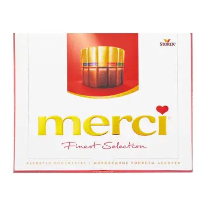 Набор конфет Merci Ассорти 8 видов шоколада 250г