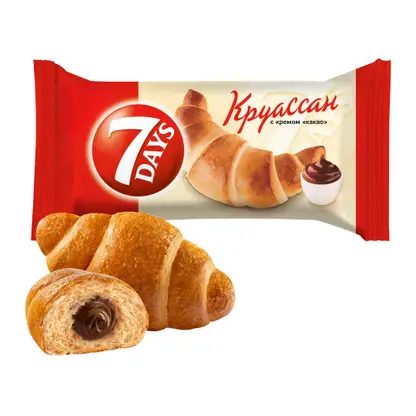 Круассан с кремом Какао 7Days 65г