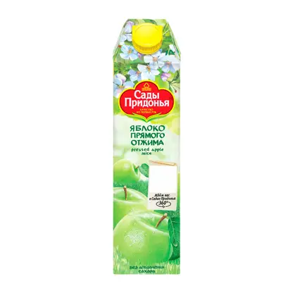 Сок Сады Придонья Яблоко прямого отжима 1л