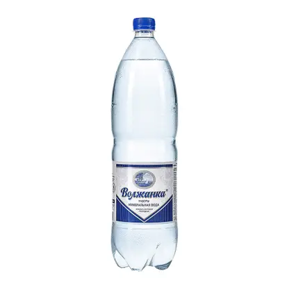 Вода Волжанка минеральная газированная 1.5л