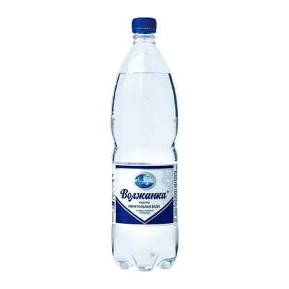 Вода Волжанка минеральная газированная 1л