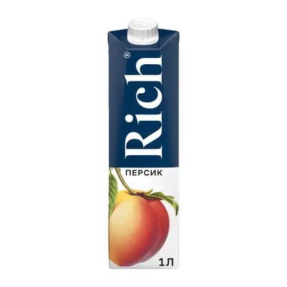 Персиковый нектар Rich 1л