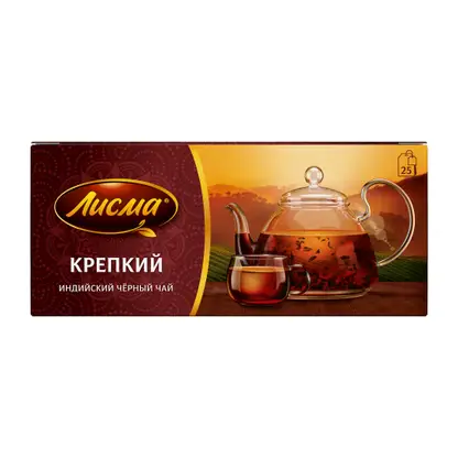 Чай черный Лисма Крепкий 25пак 50г