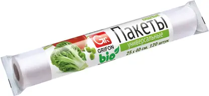 Пакеты Grifon Bio универсальные 5л 120шт