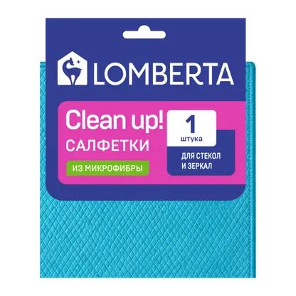 Салфетка для стекол и зеркал Synergetic Lomberta