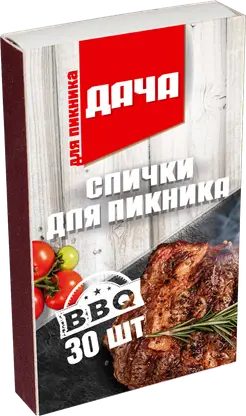 Спички для пикника Дача 30шт