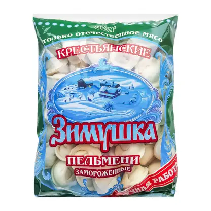 Пельмени Зима ПКФ крестьянские свинина говядина 800г