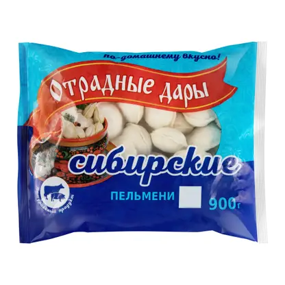 Пельмени Сибирские Отрадные Дары 900г