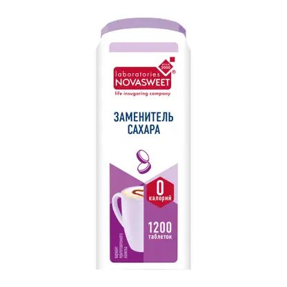 Заменитель сахара Novasweet 72г 1200шт