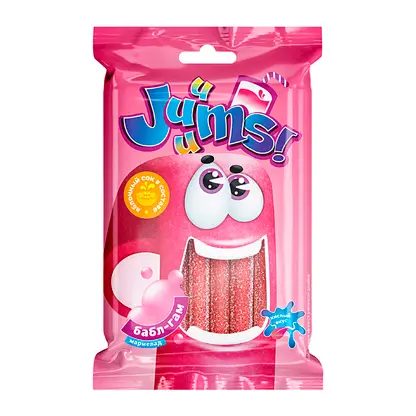 Мармелад Juuums карандаш кислый вкус бабл-гам 70г