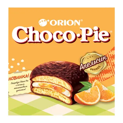Пирожное бисквитное Апельсин Choco Pie 240г