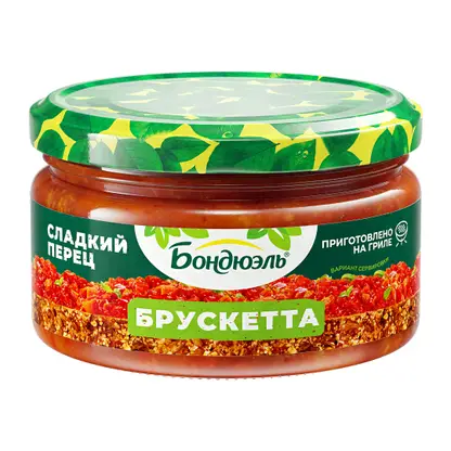 Брускетта Бондюэль Сладкий перец 220г