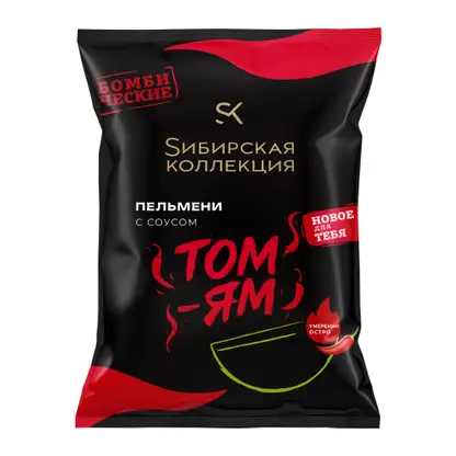 Пельмени с соусом Том ям Sибирская Коллекция 700г