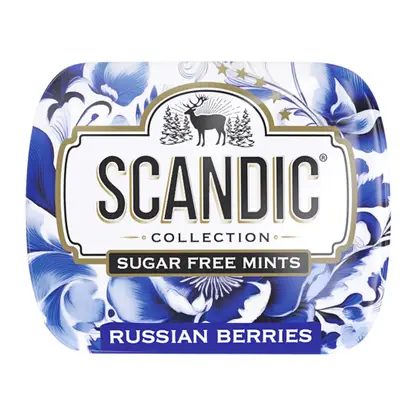 Конфеты освежающие смородина и базилик без сахара Scandic 14г