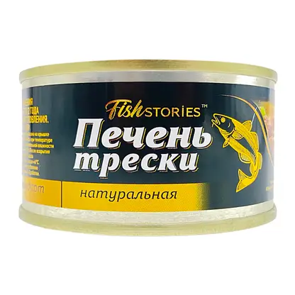 Натуральная печень трески Fish Stories 120г