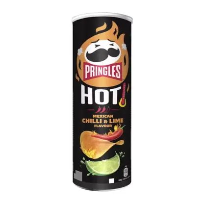 Чипсы Pringles Hot Картофельные чили лайм 160г