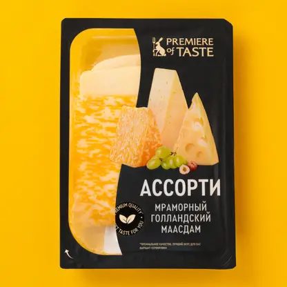 Сырное ассорти нарезка Premiere of taste 150г