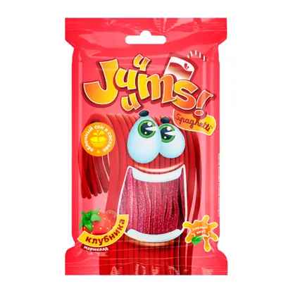 Мармелад Спагетти кислые со вкусом клубники Juuums 70г