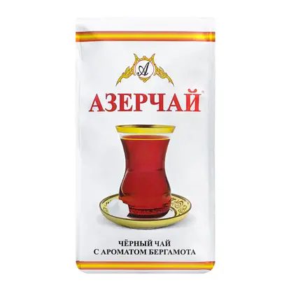 Чай чёрный Азерчай байховый с ароматом бергамота 250г