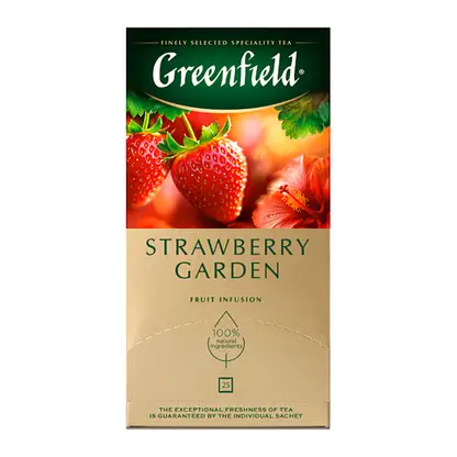 Чайный напиток Greenfield Strawberry Garden 25пак