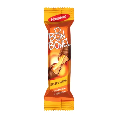 Конфеты Bon Bonel с карамелью и арахисом