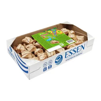 Вафли вертушки-веснушки с молочно-ореховой начинкой Essen 400г