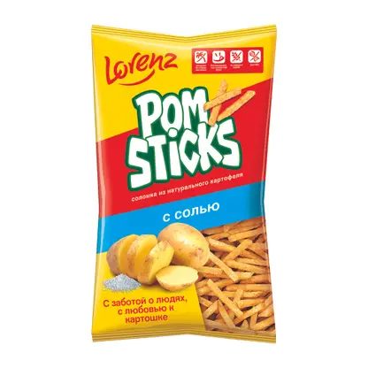 Картофельная соломка с солью Pomsticks 200г