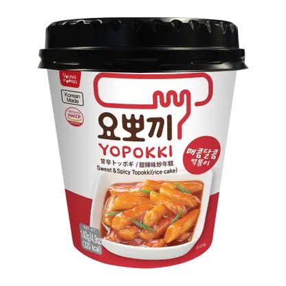 Токпокки рисовые клецки остро-сладкие Yopokki 140г