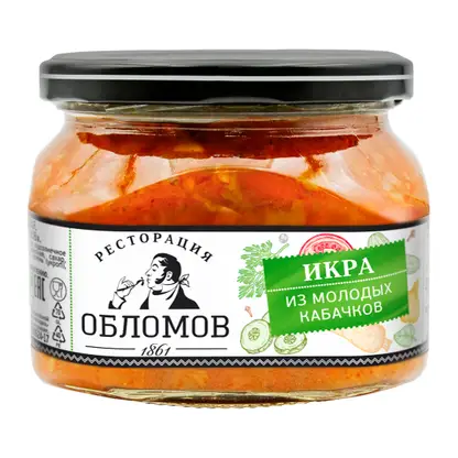 Икра из молодых кабачков Ресторация Обломов 320г