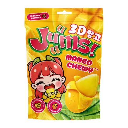 Жевательный мармелад манго с начинкой Juuums 70г