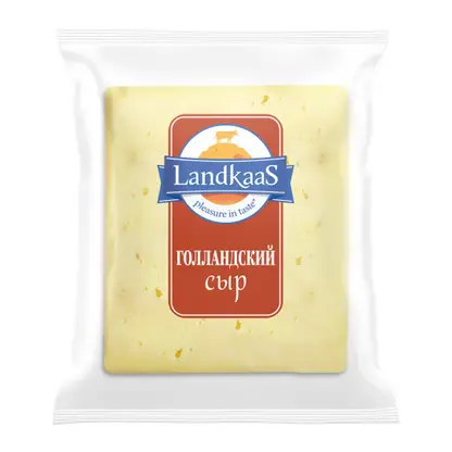 Сыр Голландский Landkaas 45% весовой