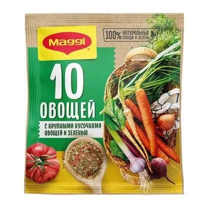 Приправа универсальная сухая 10 овощей и зелень Maggi 75г