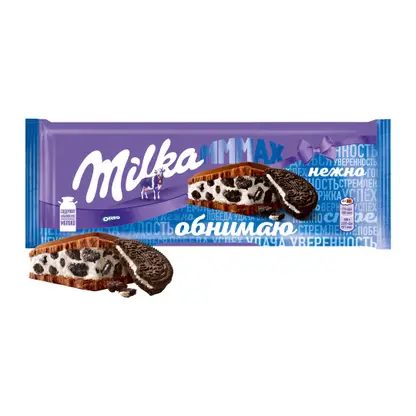 Молочный шоколад с печеньем Орео Milka Mmmax 253г