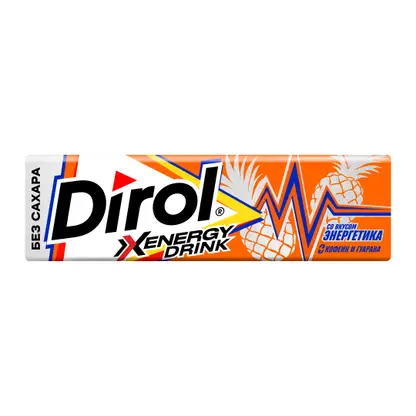 Жевательная резинка со вкусом энергетика Dirol 13.6г