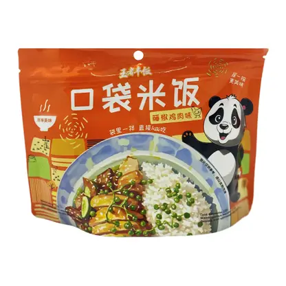 Рис быстрого приготовления со вкусом курицы и перца Kouda Mifan 155г