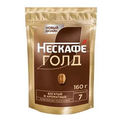 Кофе растворимый Нескафеголд 160г