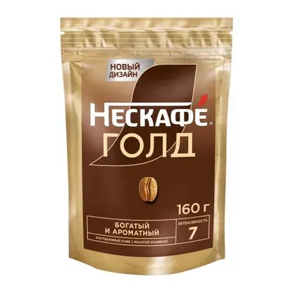 Кофе растворимый Нескафеголд 160г