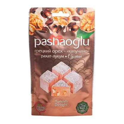 Рахат-лукум с грецким орехом и ароматом капучино Pashaoglu 150г