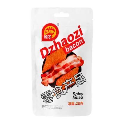 Снэк Палочки Латяо со вкусом бекона Джаузи 28г