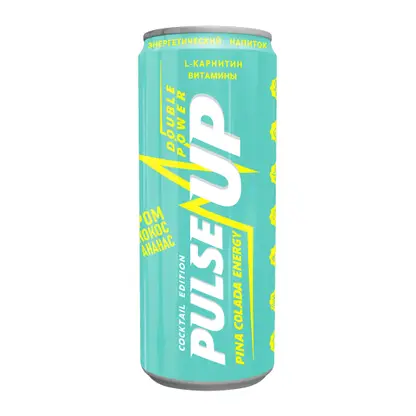 Энергетический напиток Pina Colada Energy Pulse Up 330мл